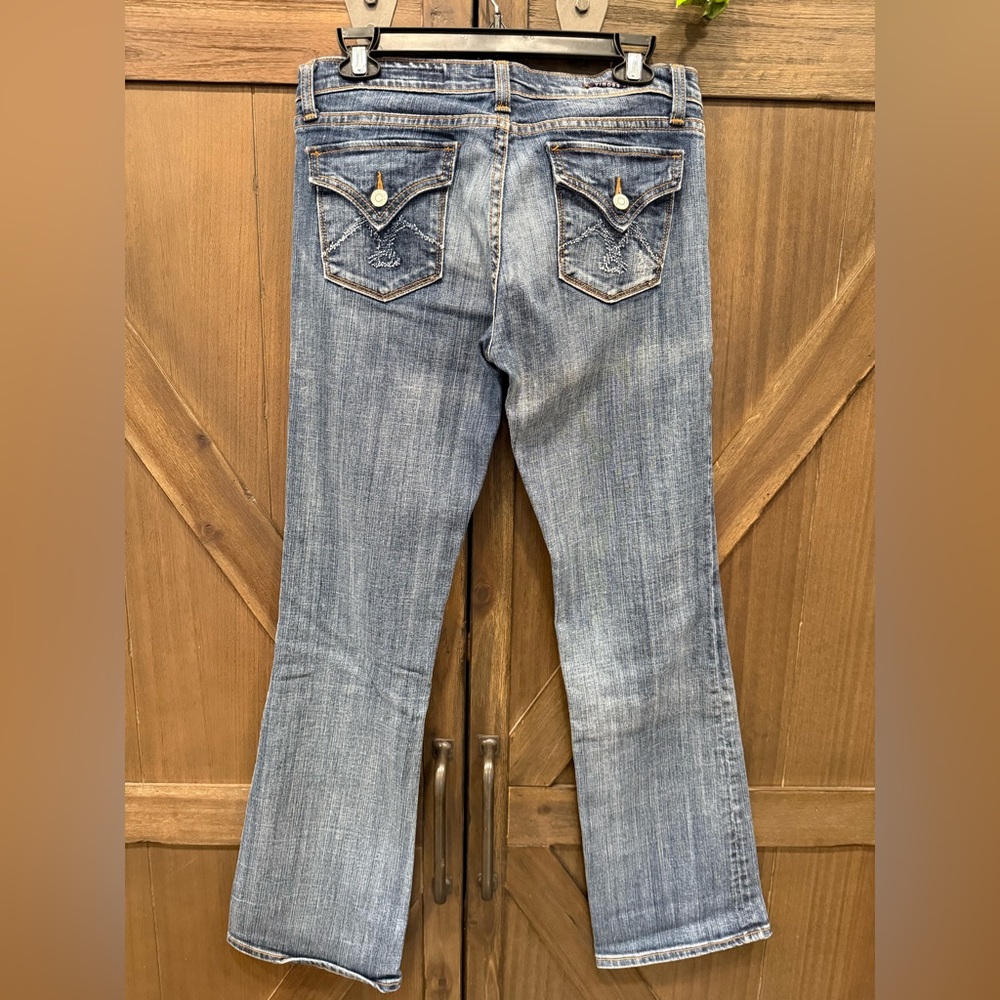VIGOSS Y2K Low-Rise Bootcut Jeans | Vintage 2000s Stretch Denim | Size 9